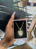 Heart Nugget Necklace