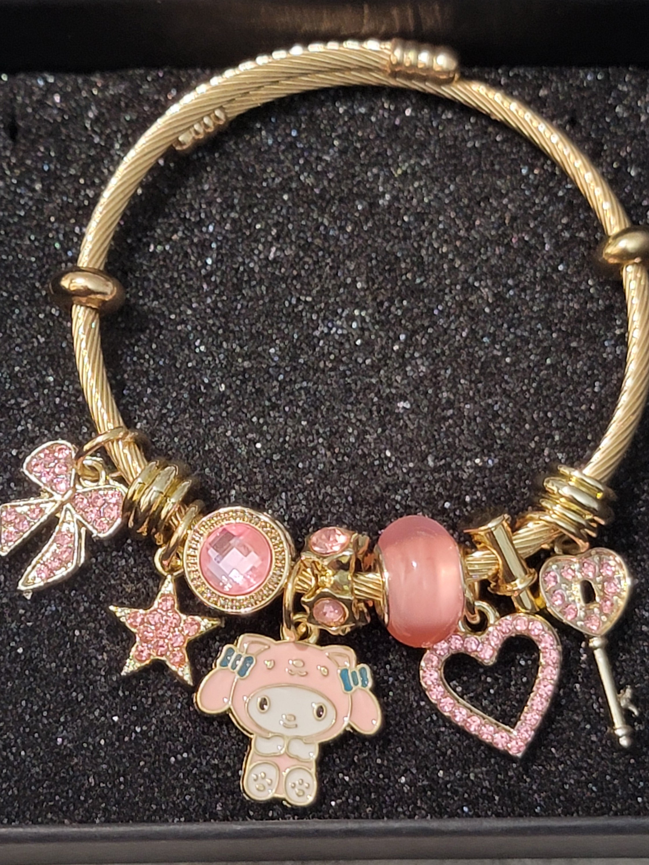 My melody charm bracelet