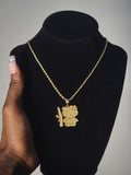 Bigger HK AK necklace
