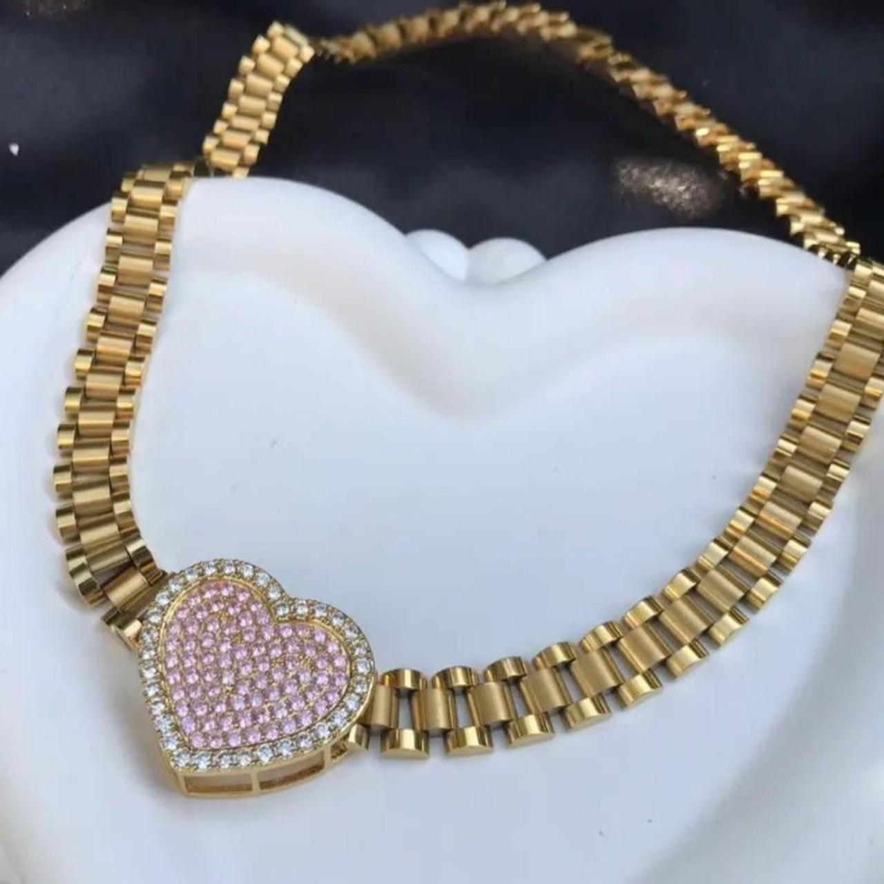 Heart Rolex chain