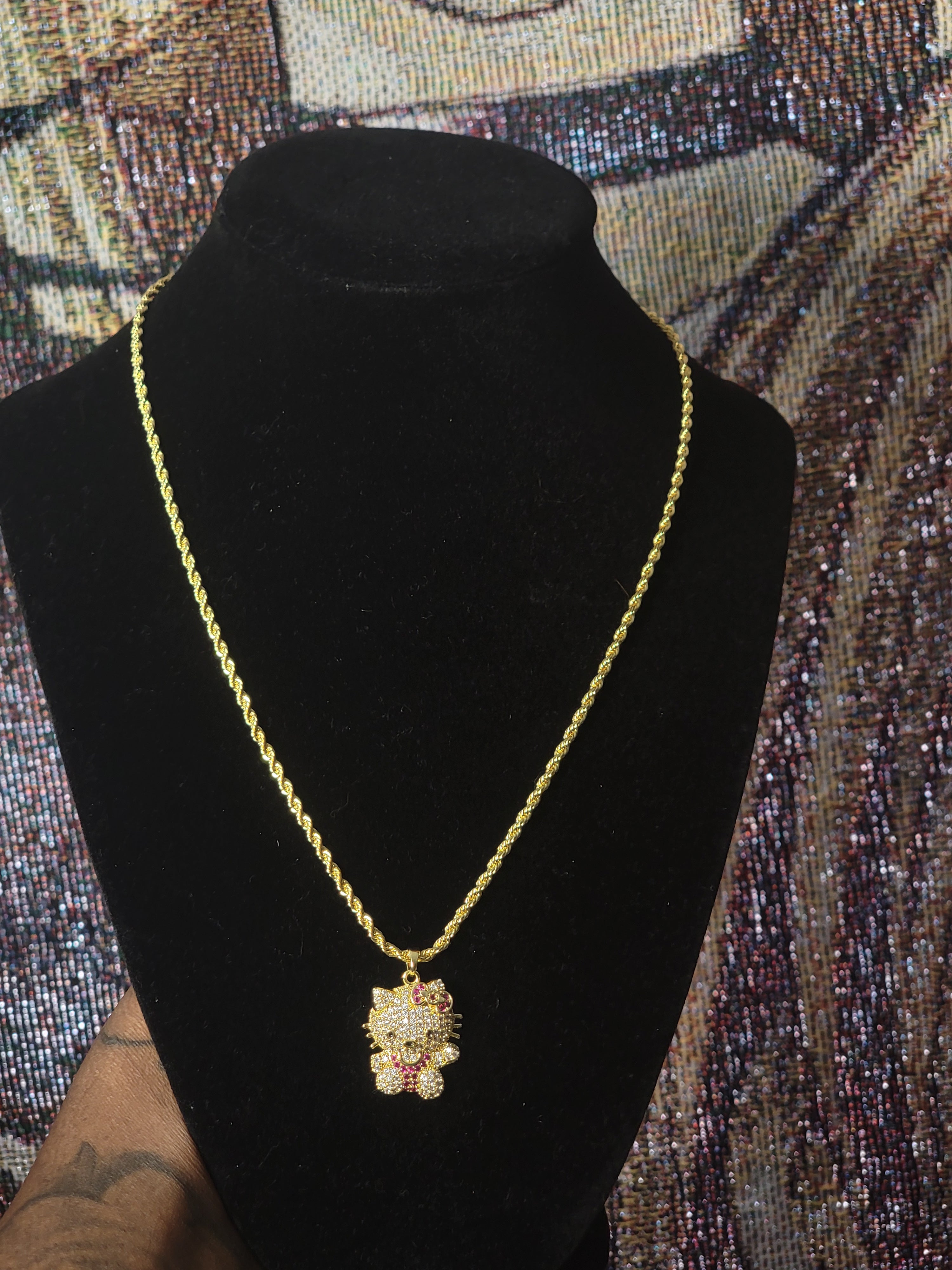 Kitty Bling Rope Chain