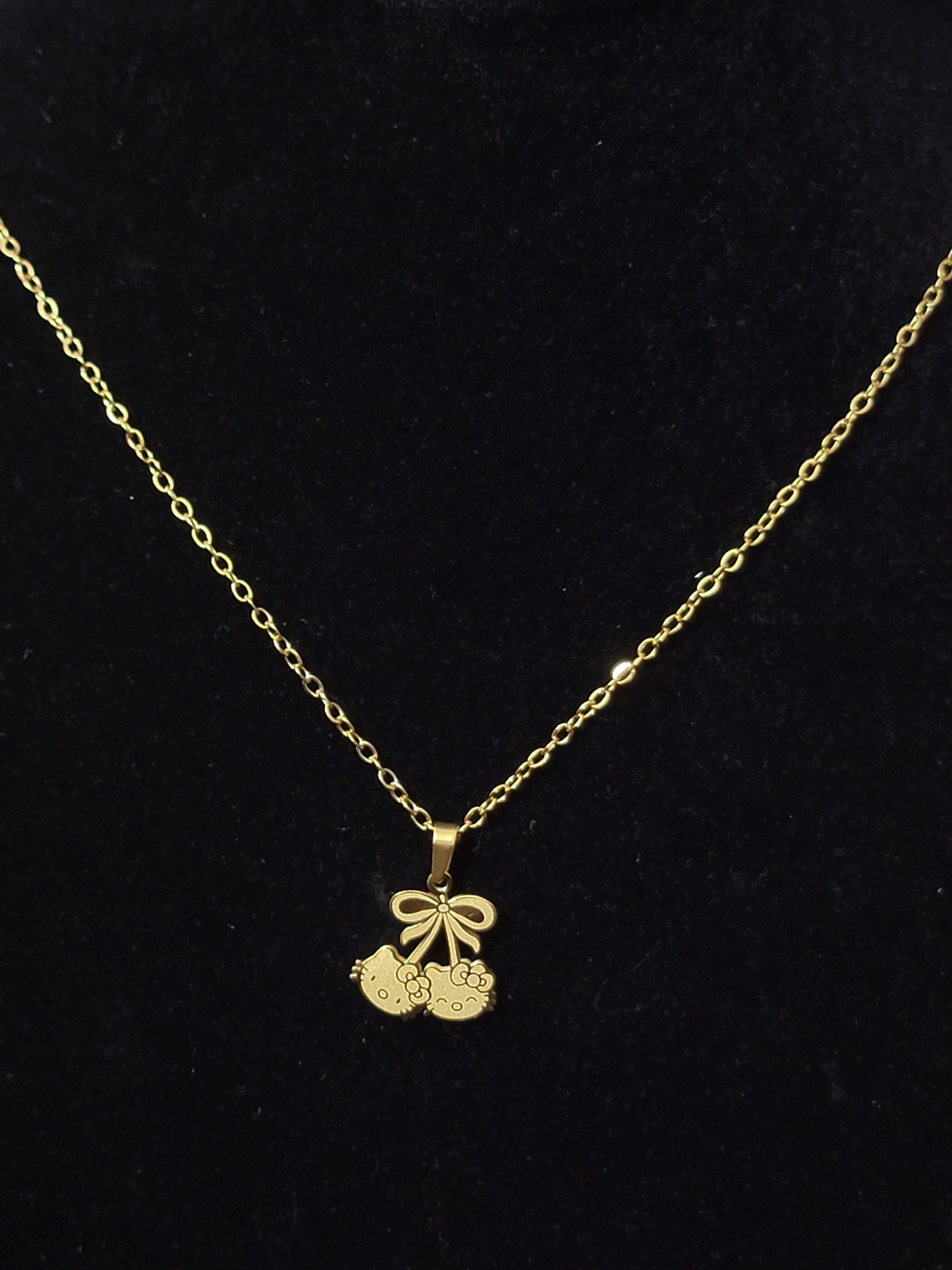 Hk cherry necklace