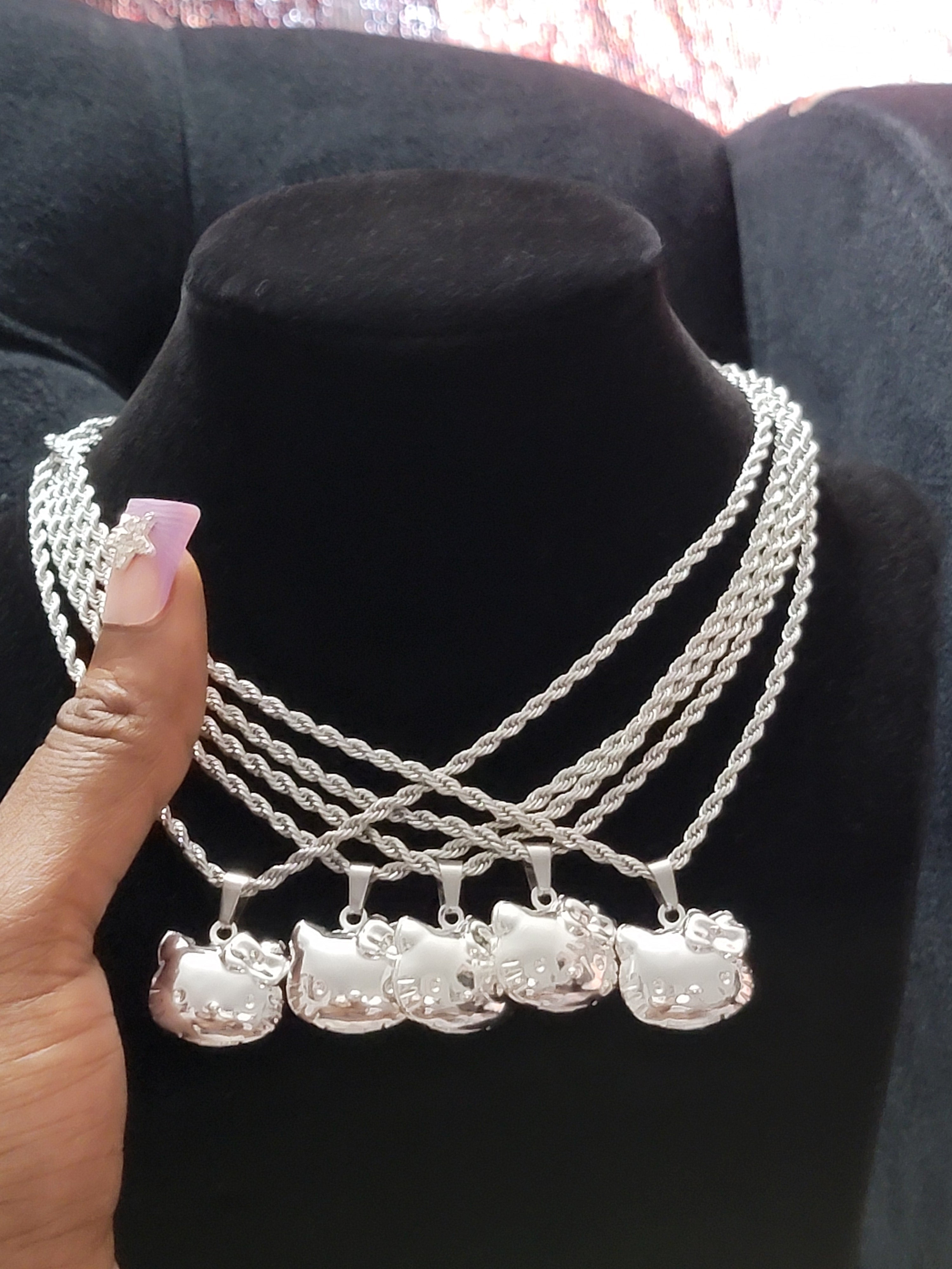 Hk locket necklace