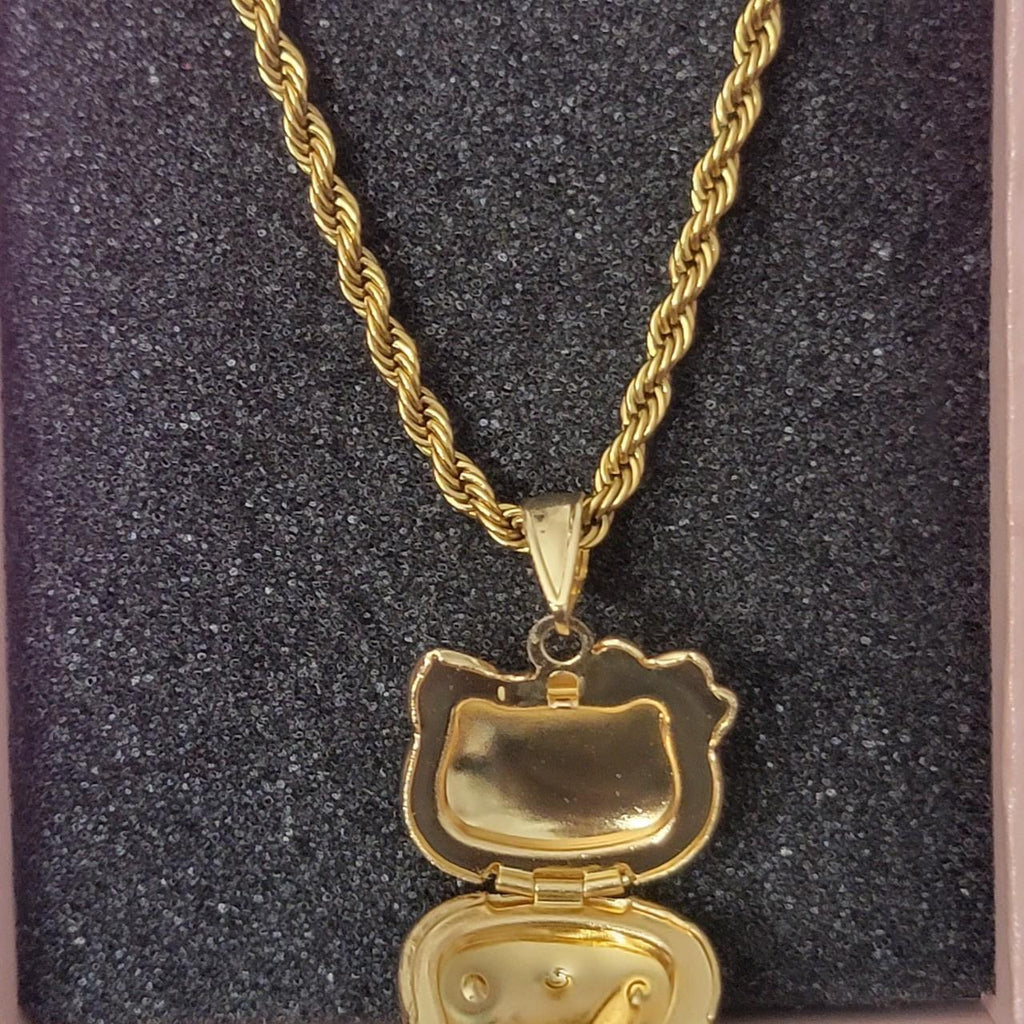 Hk locket necklace