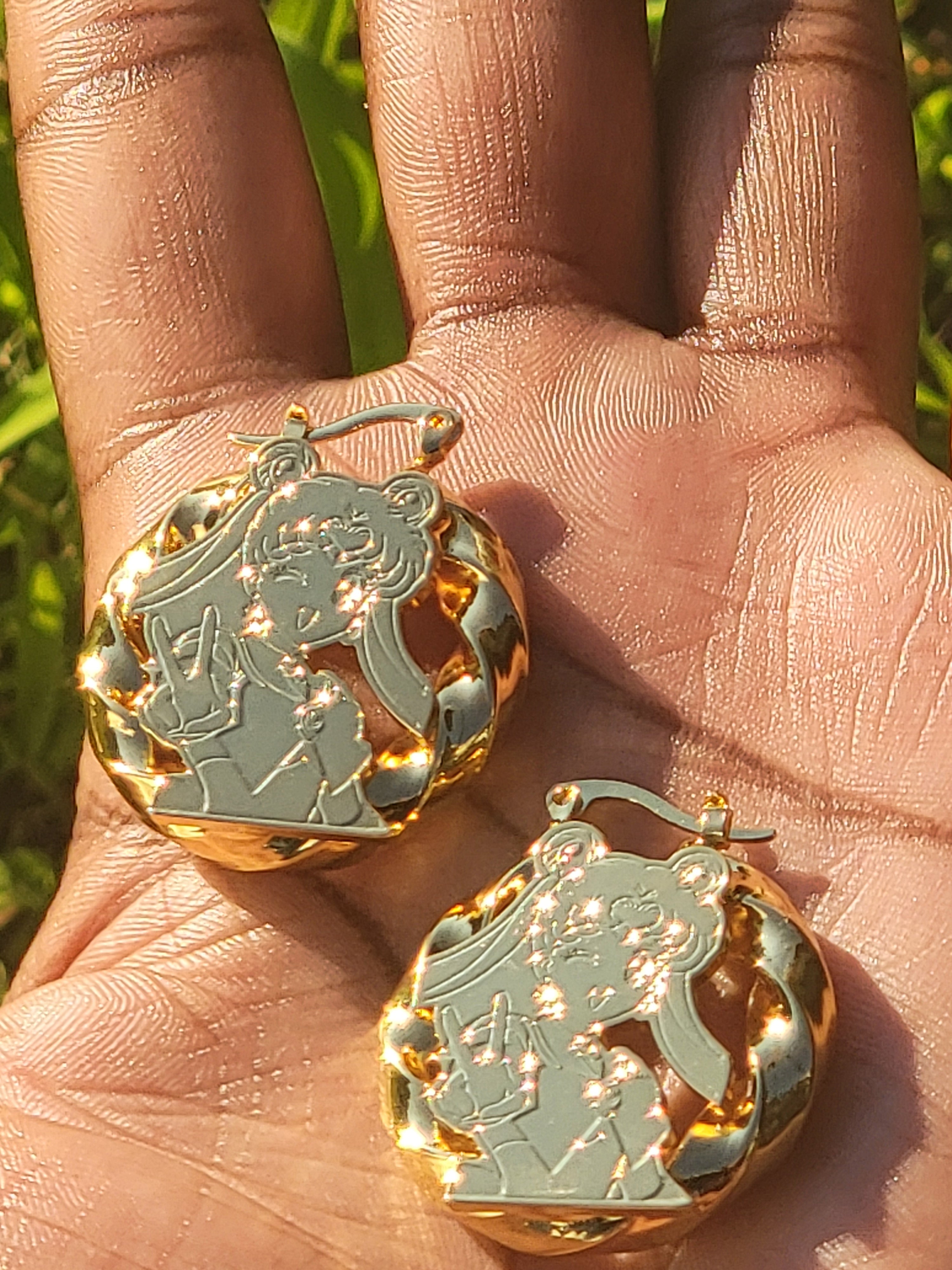 Sailor moon hoops
