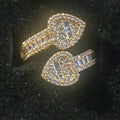 Double Heart Ring