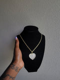 Big heart necklace