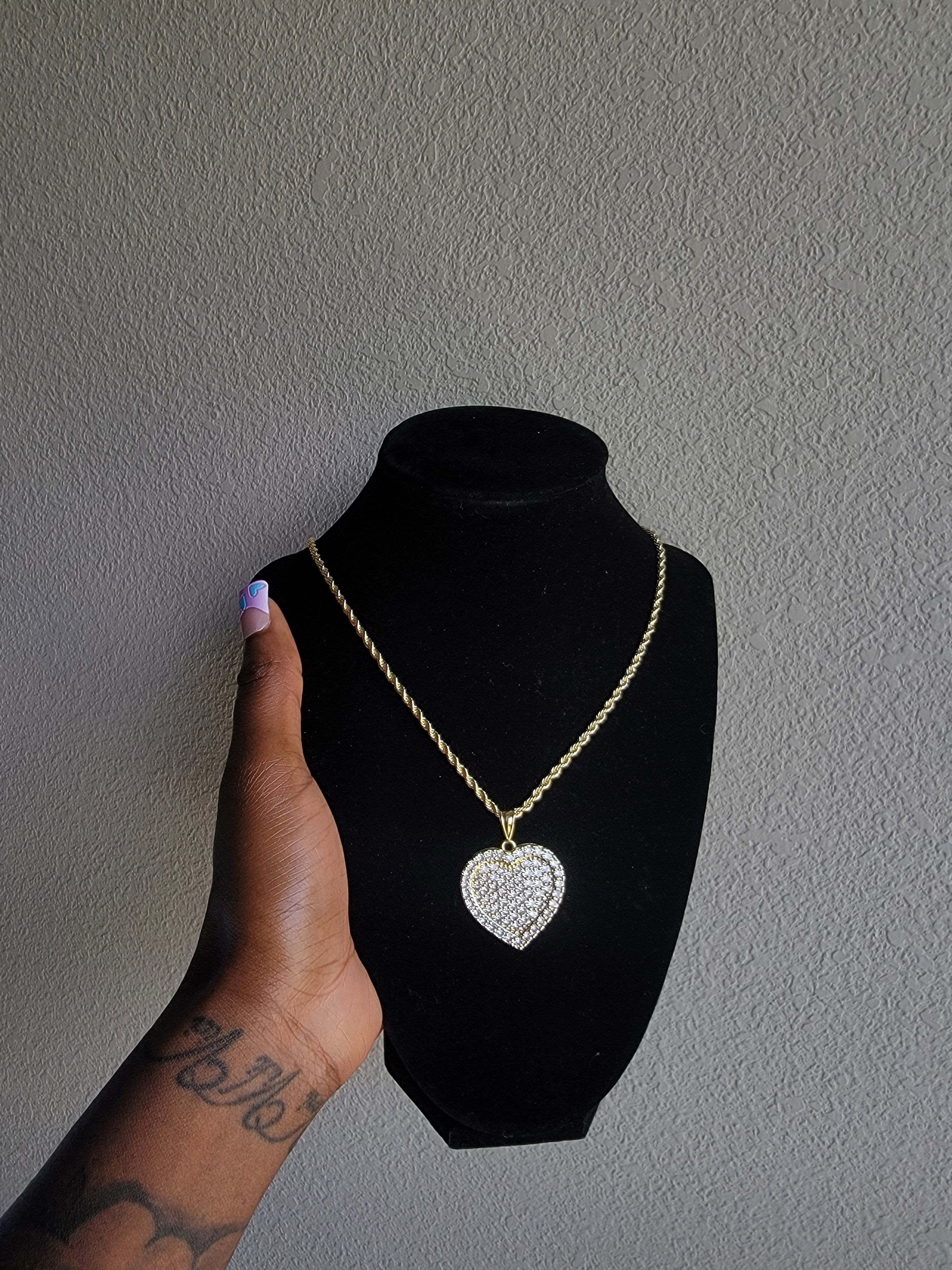 Big heart necklace