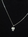 Kitty split necklace
