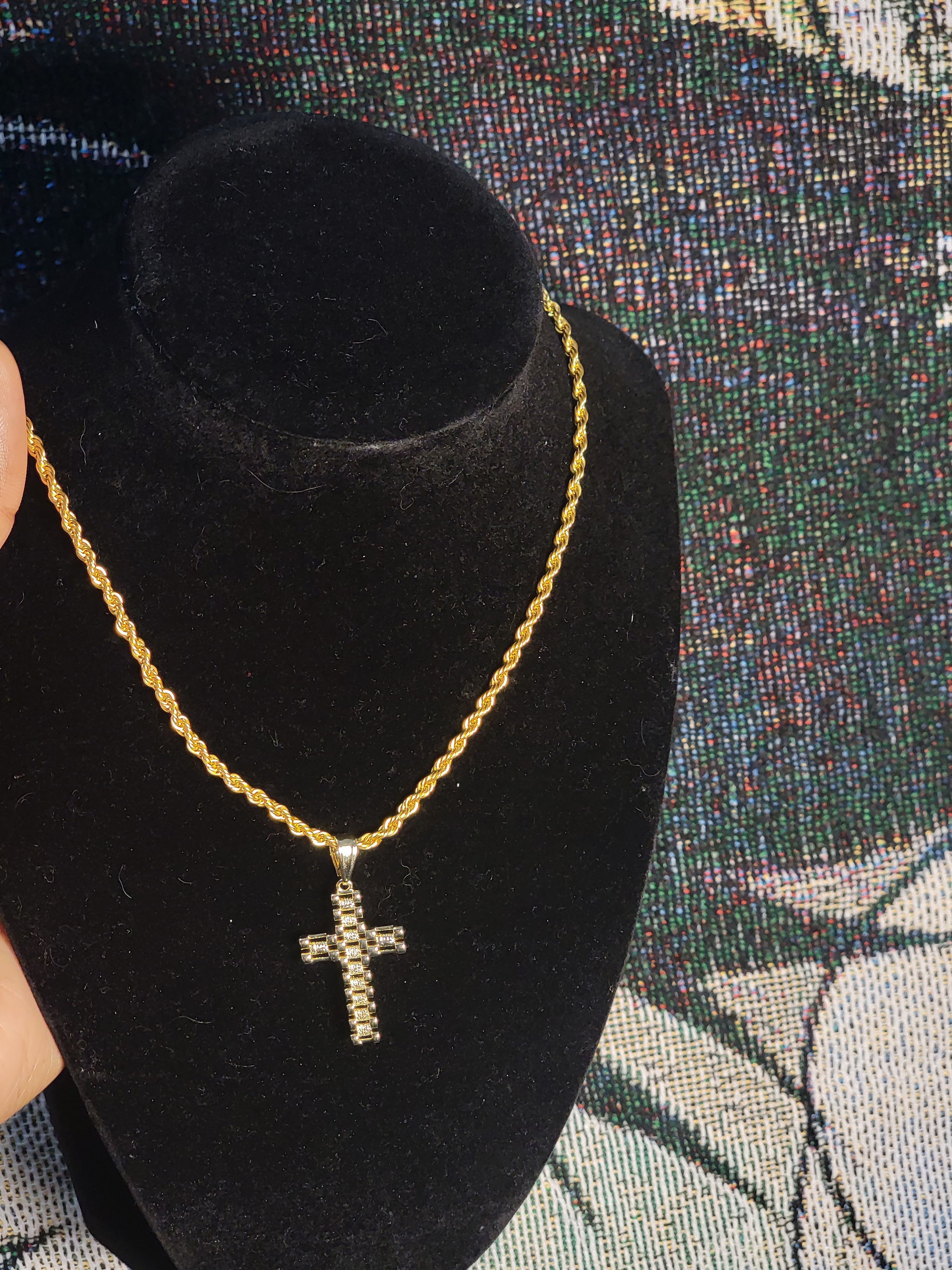 Rolex cross chain