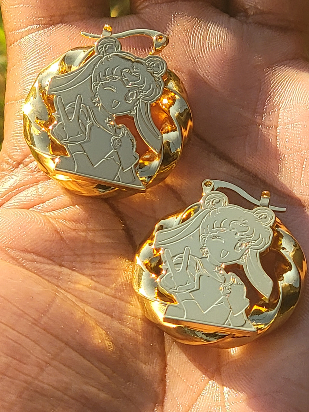 Sailor moon hoops