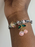 Cherry charm bracelet